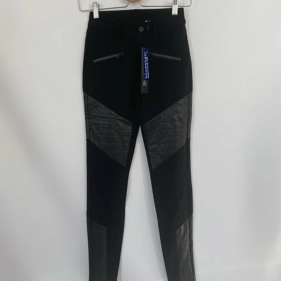 NWT Alp N Rock Sloan Leather Moto Leggings Pants $258 Black - Picture 13 of 16